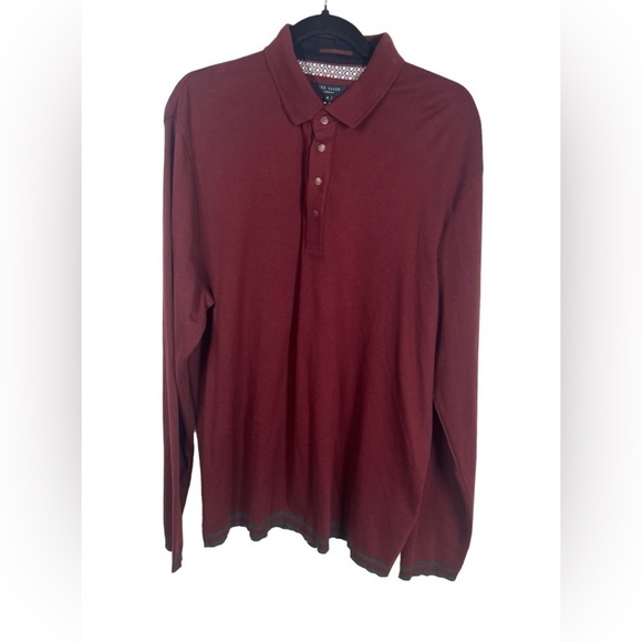 Ted Baker Longfiz Striped Ribstart Polo Size 6 - Picture 3 of 10